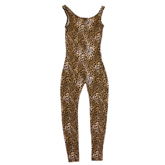 Leopard Print Unitard size 2XL - Picture 3 of 6